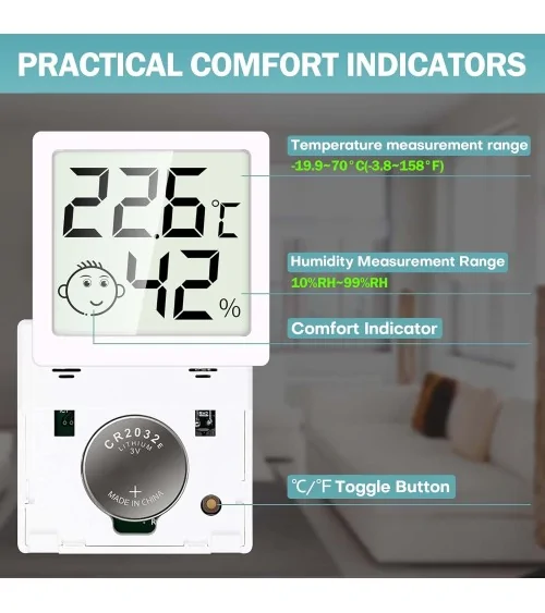 Mini- Thermo Hygrometer