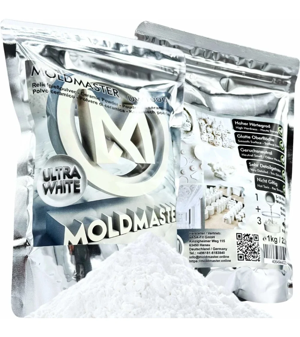 MoldMaster Reliefgiesspulver Weiss | 1kg