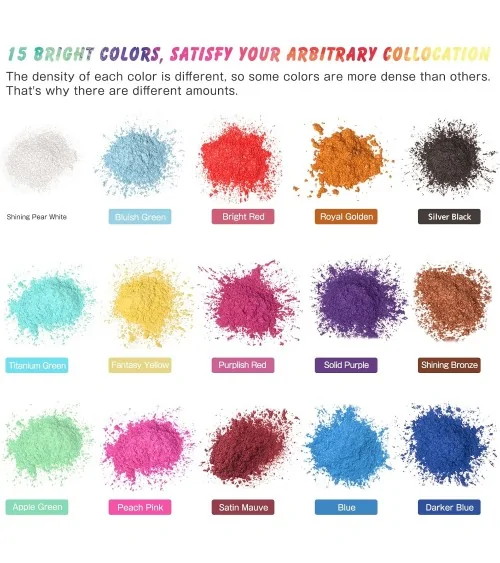 Epoxidharz Effekt Pigment Set | 15Stk.