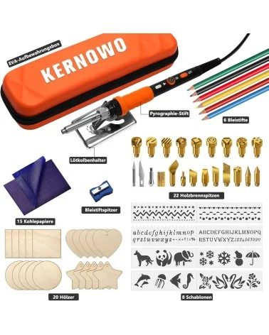 Brandmalerei Lötkolben Set| Perfekt zum Basteln