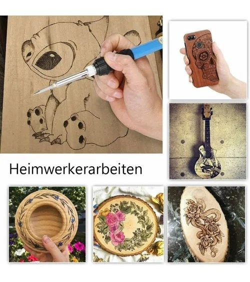 Brandmalerei Lötkolben Set| Perfekt zum Basteln