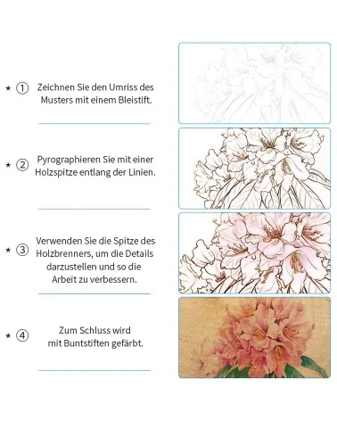 Brandmalerei Lötkolben Set| Perfekt zum Basteln