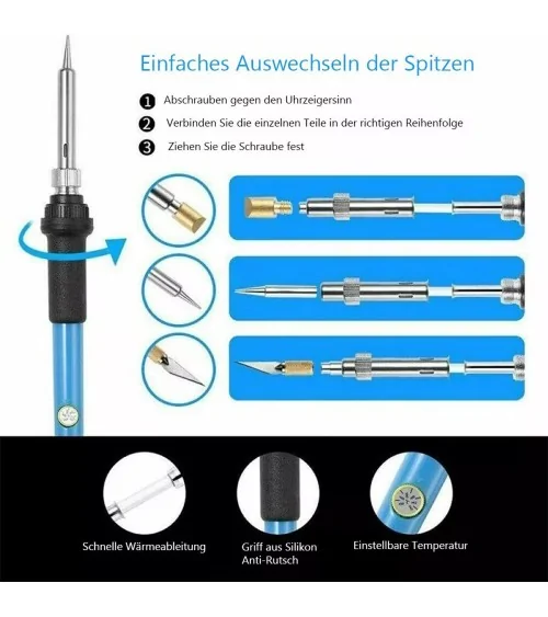Brandmalerei Lötkolben Set| Perfekt zum Basteln