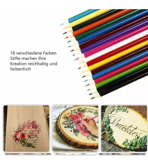 Brandmalerei Lötkolben Set| Perfekt zum Basteln