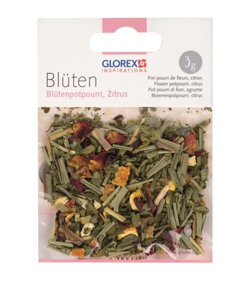 GLOREX Blütenpotpourri Zitrus | 3g