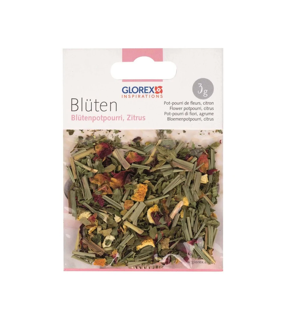 GLOREX Blütenpotpourri Zitrus | 3g