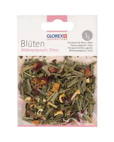 GLOREX Blütenpotpourri Zitrus | 3g