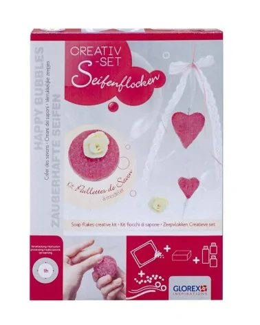 Glorex Seifenflockenpackung Creativ-Set Herzen