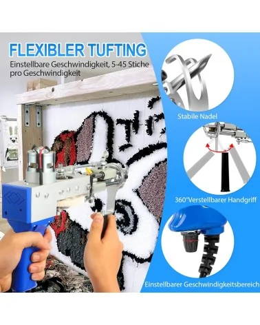Tufting Gun Teppich | Komplett Set