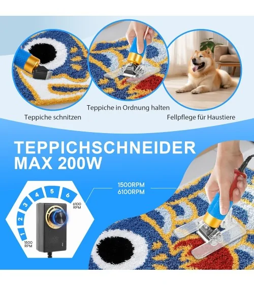 Tufting Gun Teppich | Komplett Set
