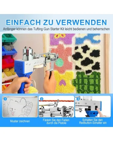 Tufting Gun Teppich | Komplett Set