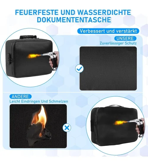 Dokumententasche Feuerfest A4 | 1200 °C