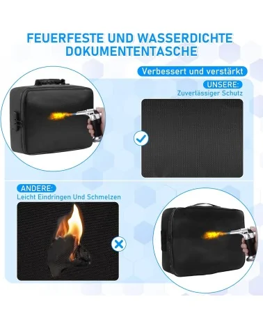 Dokumententasche Feuerfest A4 | 1200 °C