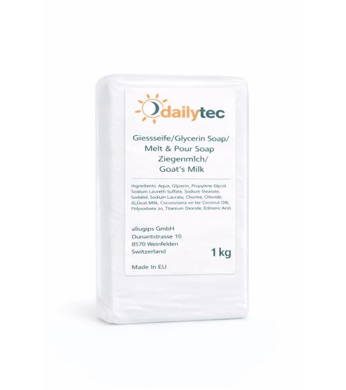 Rohseife-Gießseife Ziegenmilch | 1 kg