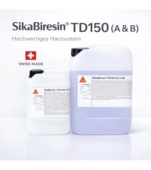 SIKA Biresin Epoxidharz TD 150 A+B | Giesshöhe bis 10cm