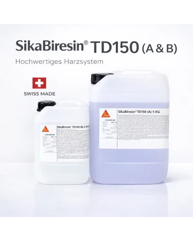 SIKA Biresin Epoxidharz TD 150 A+B | Giesshöhe bis 10cm