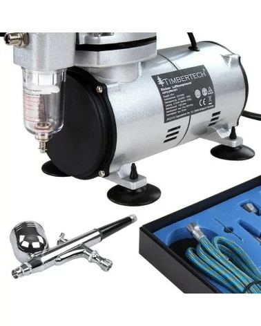 Timbertech Airbrush-Set mit Kompressor