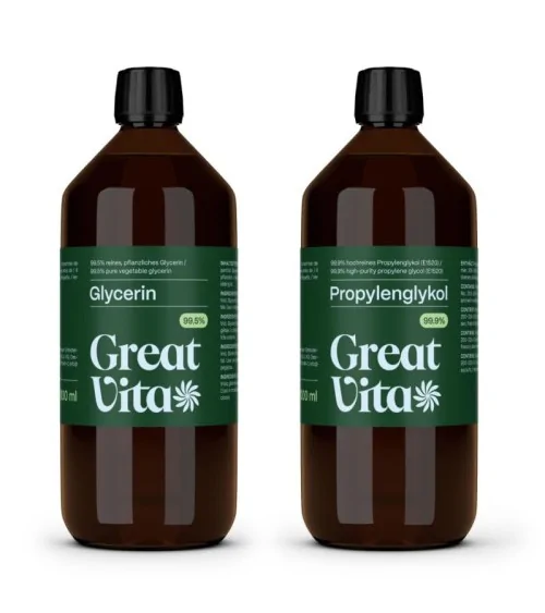 Glycerin 99,5% + Propylenglykol 99,9% | 1Liter