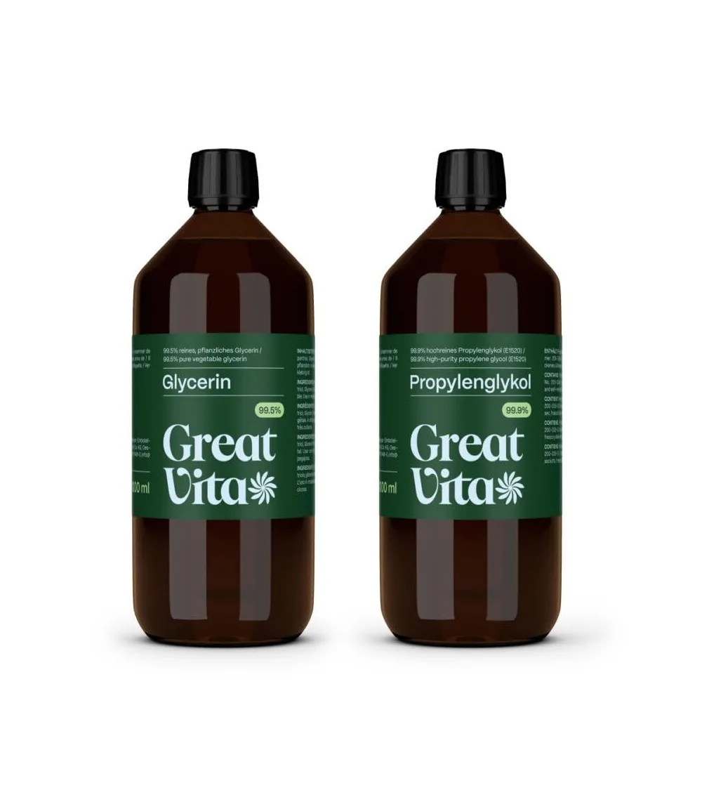 Glycerin 99,5% + Propylenglykol 99,9% | 1Liter