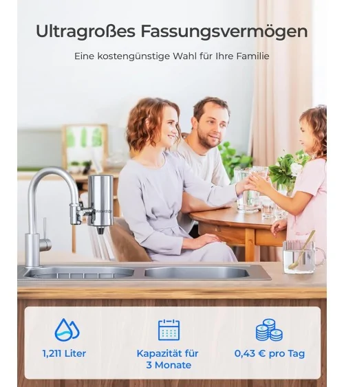 Waterdrop Wasserfiltersystem | Kohleblock Wasserfilter