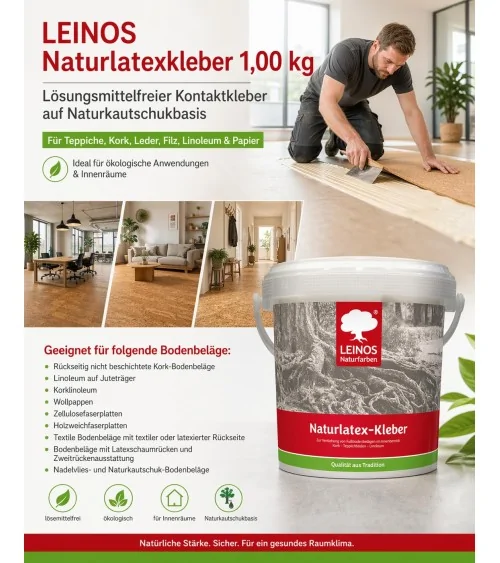 LEINOS Naturlatexkleber Tufting | 1 kg