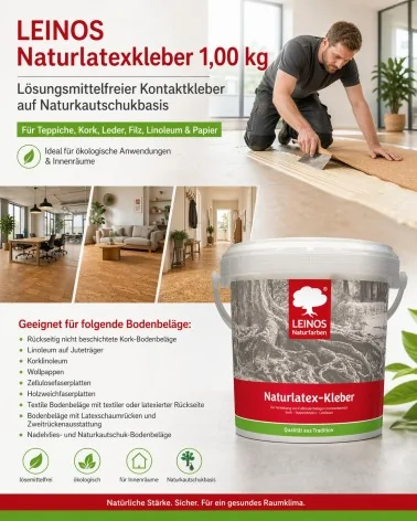 LEINOS Naturlatexkleber Tufting | 1 kg