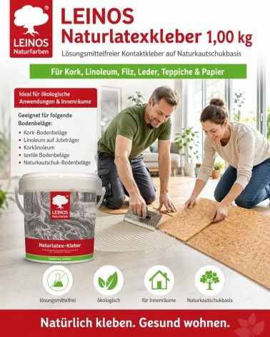 LEINOS Naturlatexkleber Tufting | 1 kg