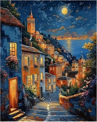 Malen Nach Zahlen 40x50cm | Altstadt
