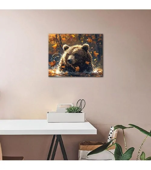 Malen Nach Zahlen 40x50cm | Braunbär