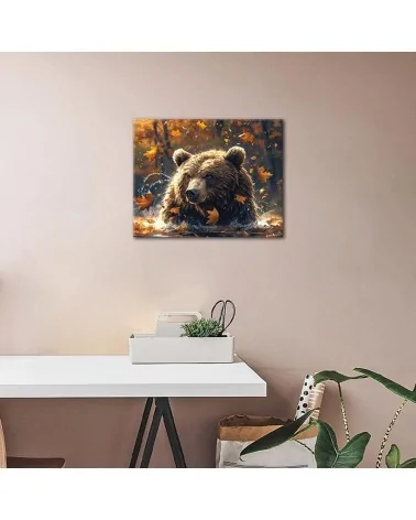 Malen Nach Zahlen 40x50cm | Braunbär