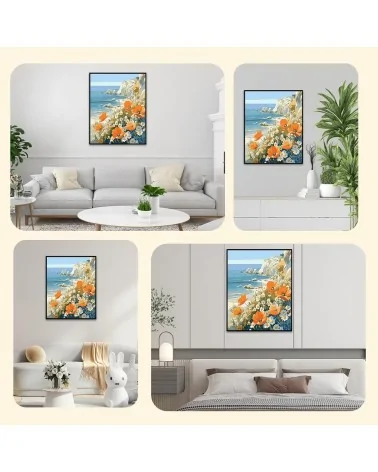 Malen Nach Zahlen 40x50cm | Mohnblumen
