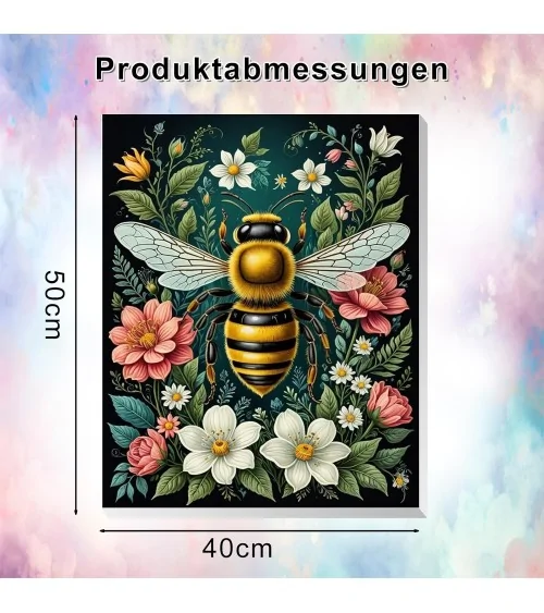 Malen Nach Zahlen 40x50cm | Biene