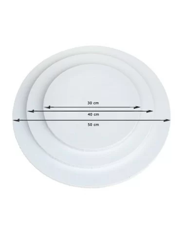 Keilrahmen Rund 4er Set | Sofort malfertig
