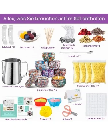 Kerzenherstellung Set | Kreative Kerzenkunst