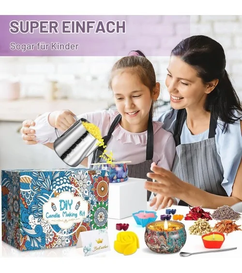 Kerzenherstellung Set | Kreative Kerzenkunst