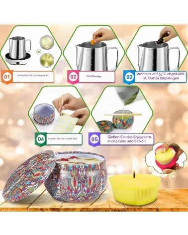 Kerzenherstellung Set | Kreative Kerzenkunst