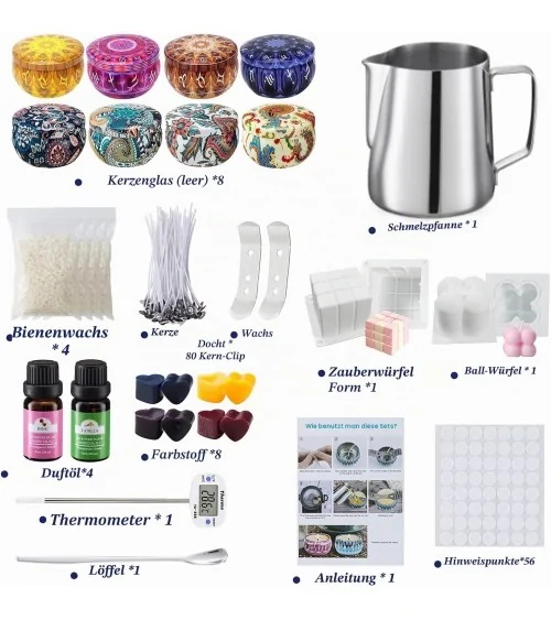 Kit de fabrication de bougies | L'art créatif de la bougie