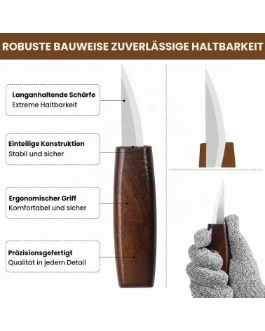 Kit d'outils de sculpture sur bois, 95 pièces | Idéal pour les projets de bricolage