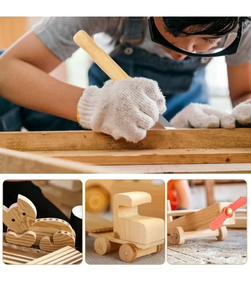 Holz Schnitzwerkzeug 95tlg | Perfekt für DIY-Projekte