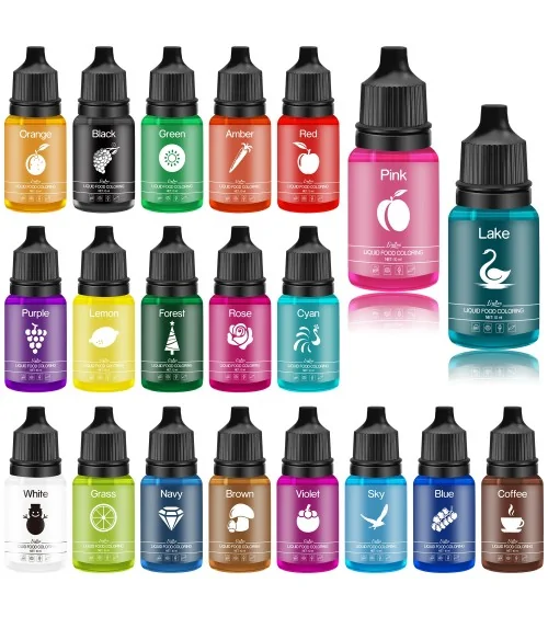 Coffret de colorants alimentaires | Des couleurs éclatantes