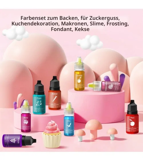 Coffret de colorants alimentaires | Des couleurs éclatantes