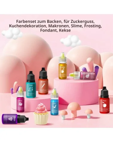 Coffret de colorants alimentaires | Des couleurs éclatantes