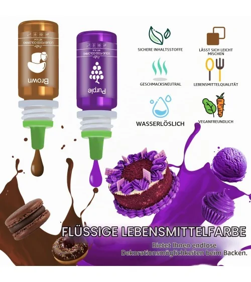 Coffret de colorants alimentaires | Des couleurs éclatantes