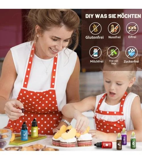 Coffret de colorants alimentaires | Des couleurs éclatantes