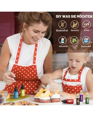 Coffret de colorants alimentaires | Des couleurs éclatantes