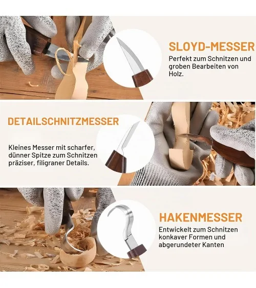 Holz Schnitzwerkzeug | 24-teilig