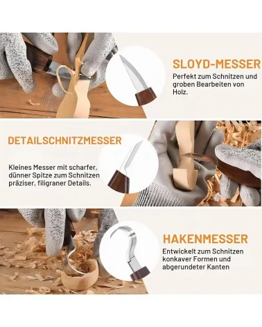 Holz Schnitzwerkzeug | 24-teilig