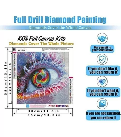 Diamond Painting 35x35cm | Auge