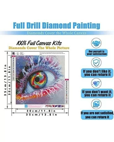Diamond Painting 35x35cm | Auge