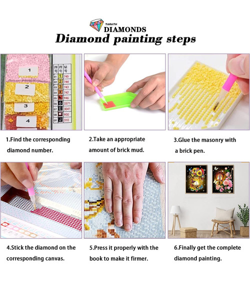 Diamond Painting Set - Blumen